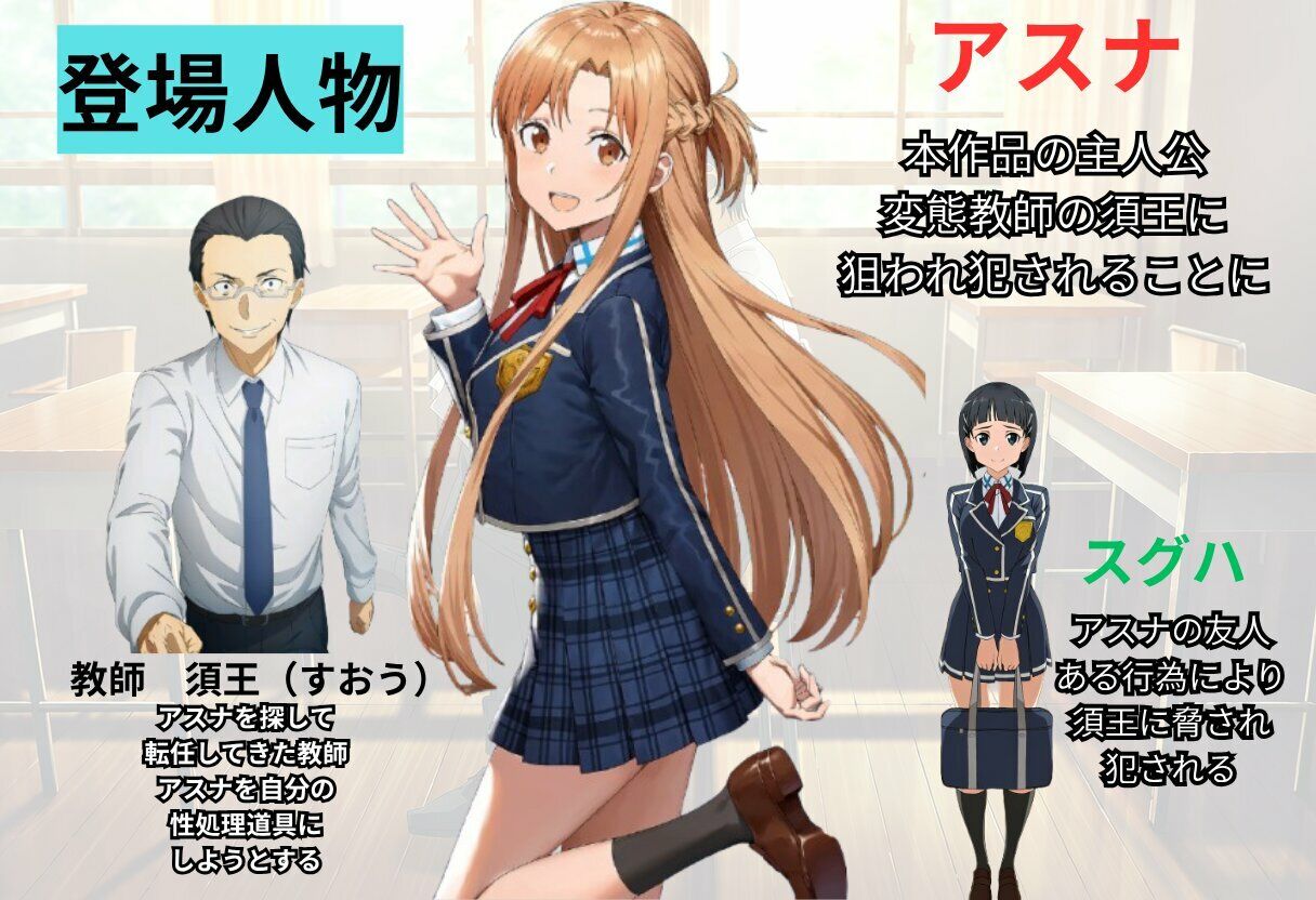 【SAO】アスナが変態教師の性処理係になった話1