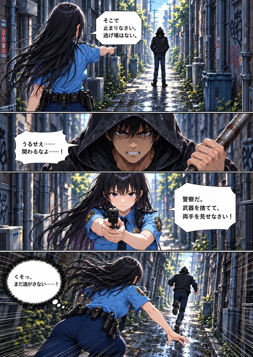囚われた美人すぎる婦警 画像1