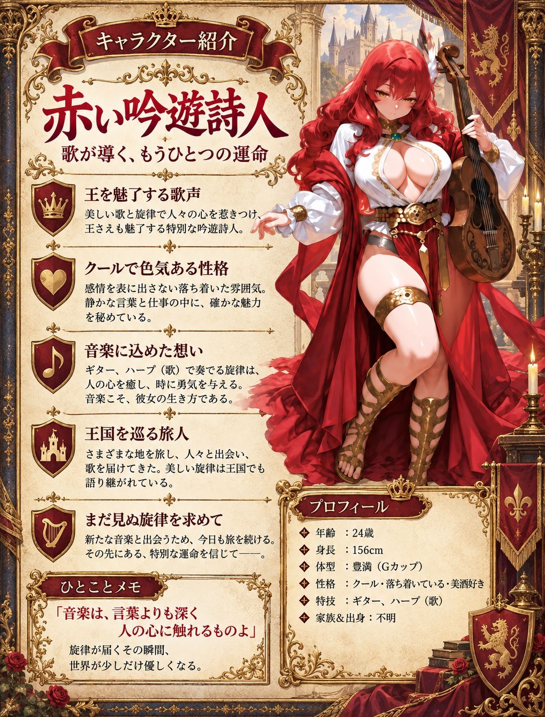 勇者PT壊滅計画 第二の標的・赤い吟遊詩人アテナ 画像1
