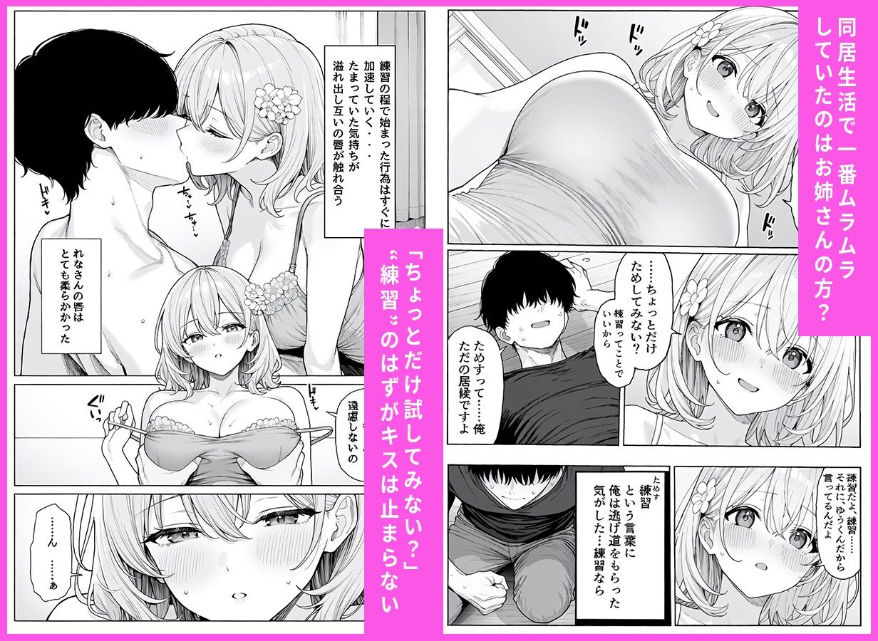 隣の美女三姉妹と毎晩中出しハーレム同居性活 〜親のいない家で二人きり、ギャル・清楚・眼鏡の三姉妹を順番に堕とす二年間。第一章 長女れな編〜 画像2