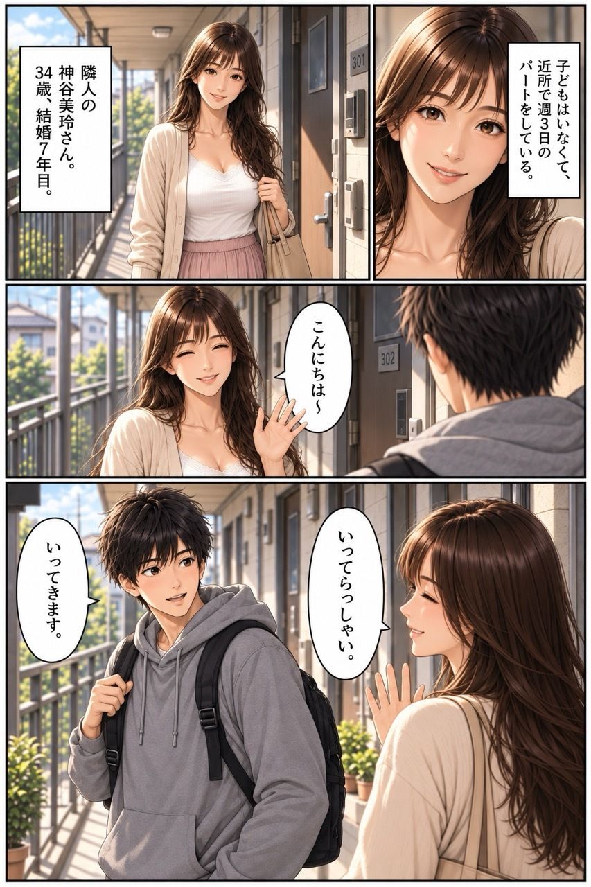 隣の人妻の秘密  1話から3話 画像1