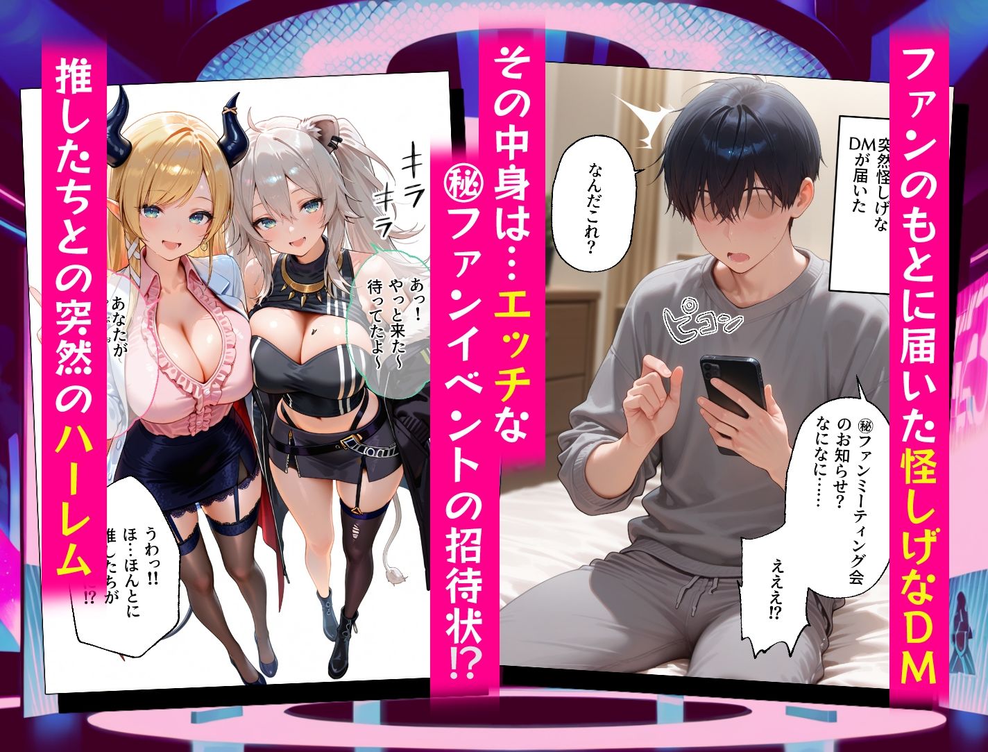 元気っ子とセクシーV達のドスケベマル秘ファンサービス1