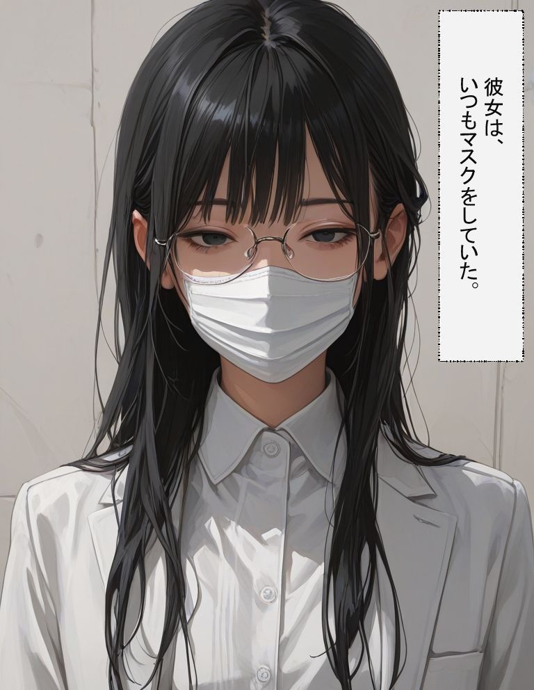 マスクの下は、地味なまま サンプル1