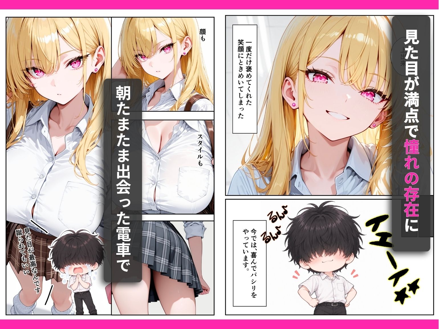 パシリの俺が憧れの一軍ギャルを痴●から救ったらちんぽ懇願された話 画像2