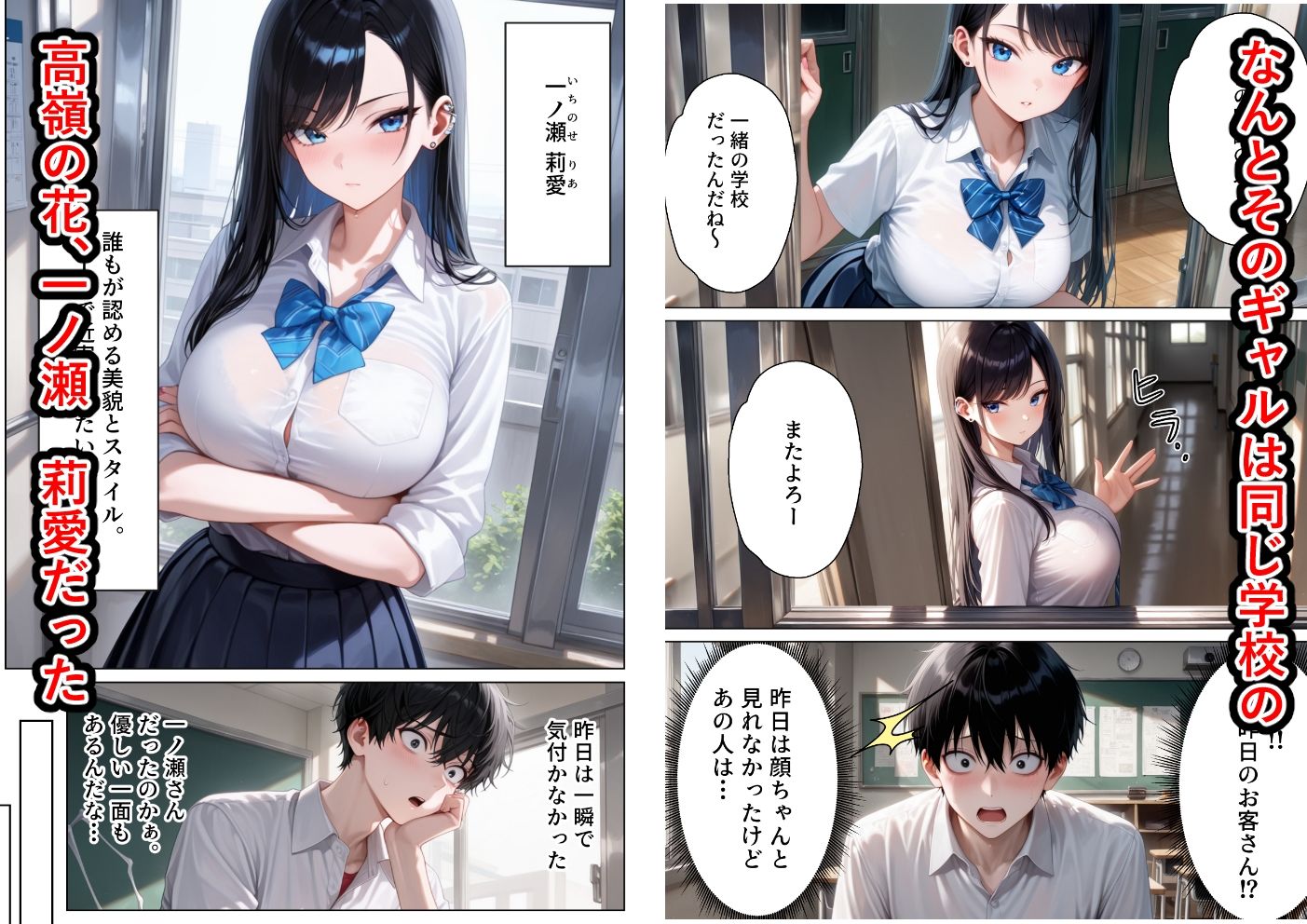 バイト中に出会った学校1のクールギャルといちゃラブセックスできた話3