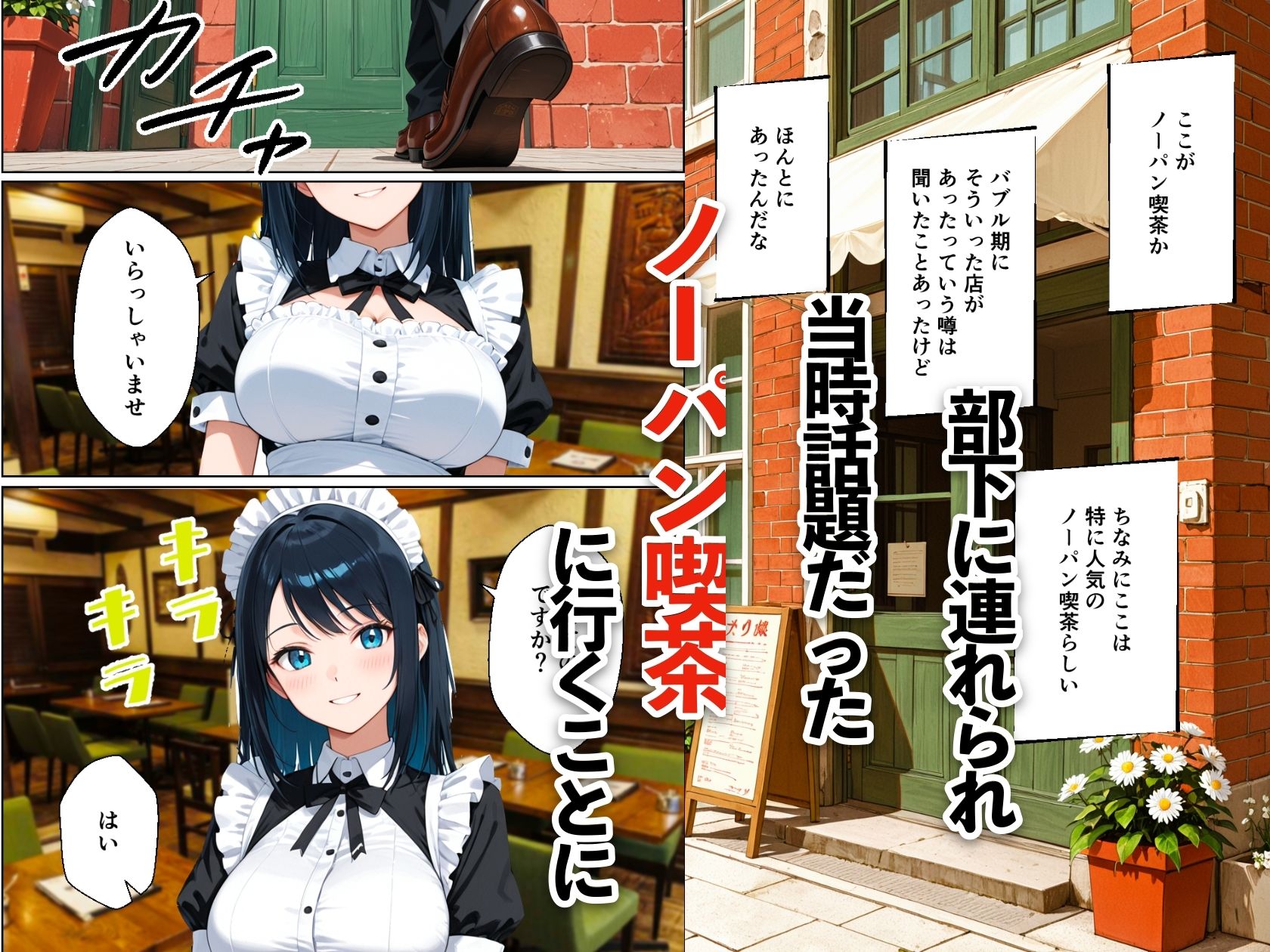 バブル時代に転生してノーパン喫茶でハーレムになった話3