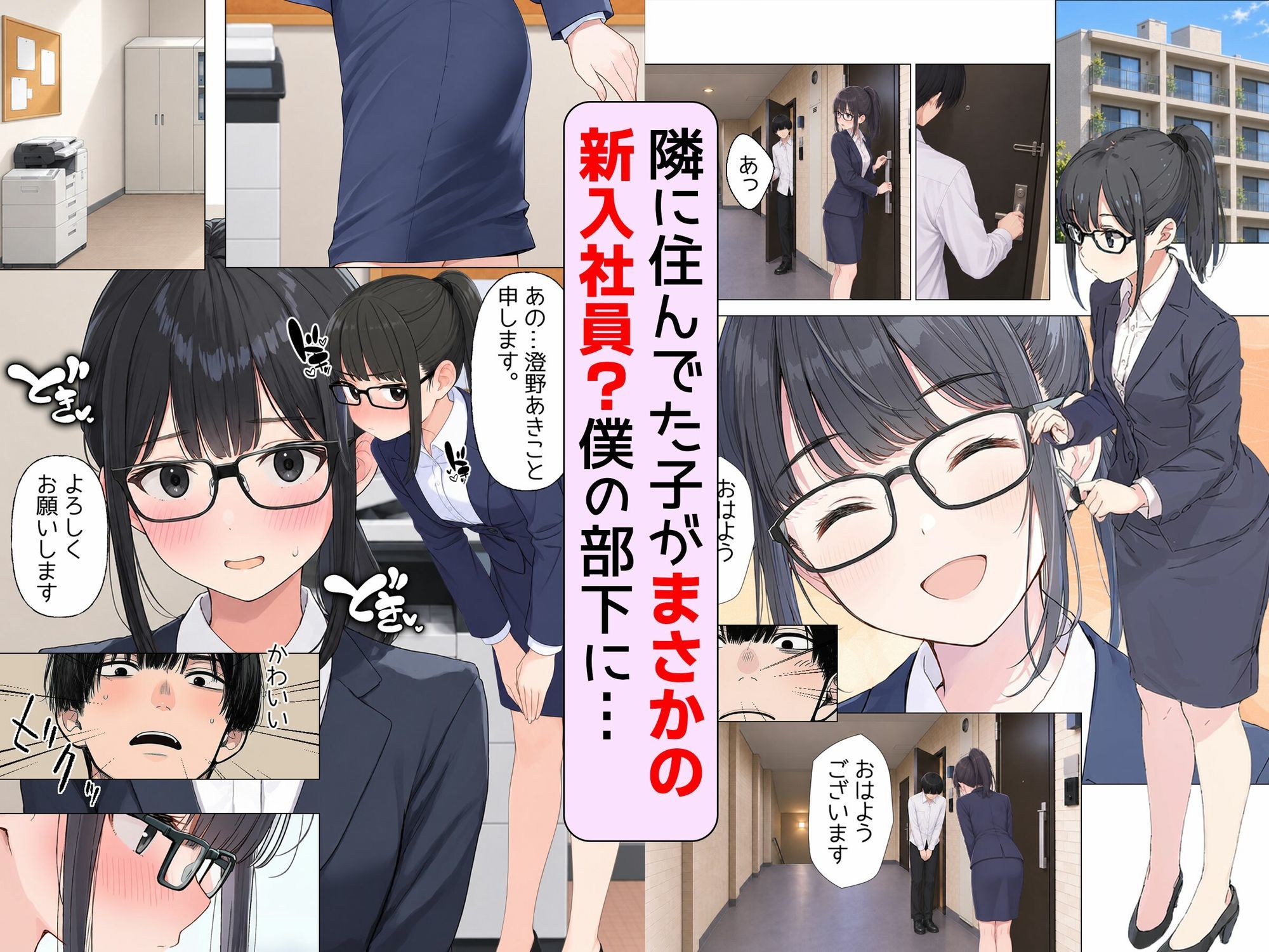 【漫画】まさかお隣さんが僕の会社の新卒OLだったなんて サンプル画像2