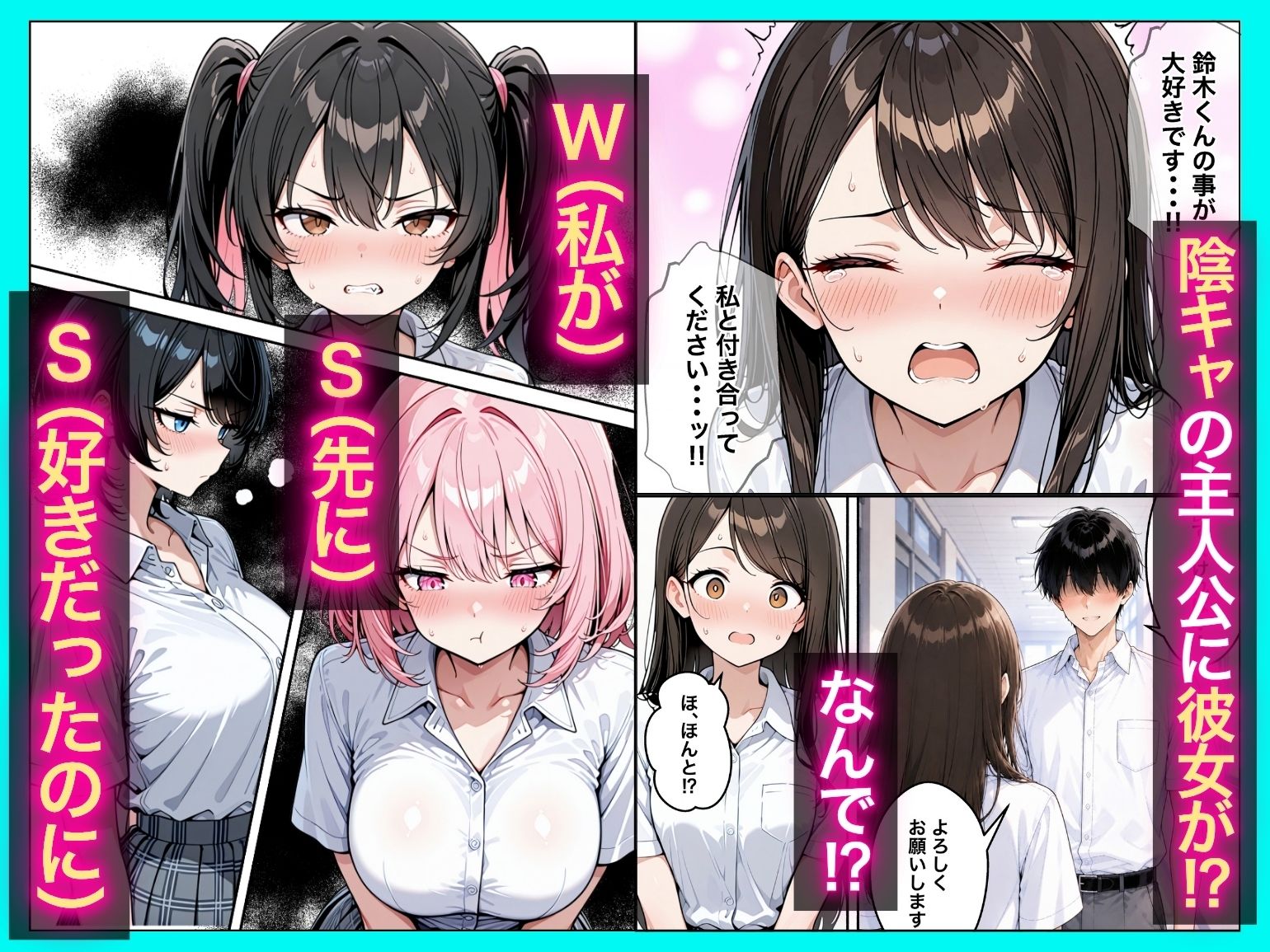 WSS〜一軍ギャル3人組による逆NTRハーレムスクールライフ〜 画像1