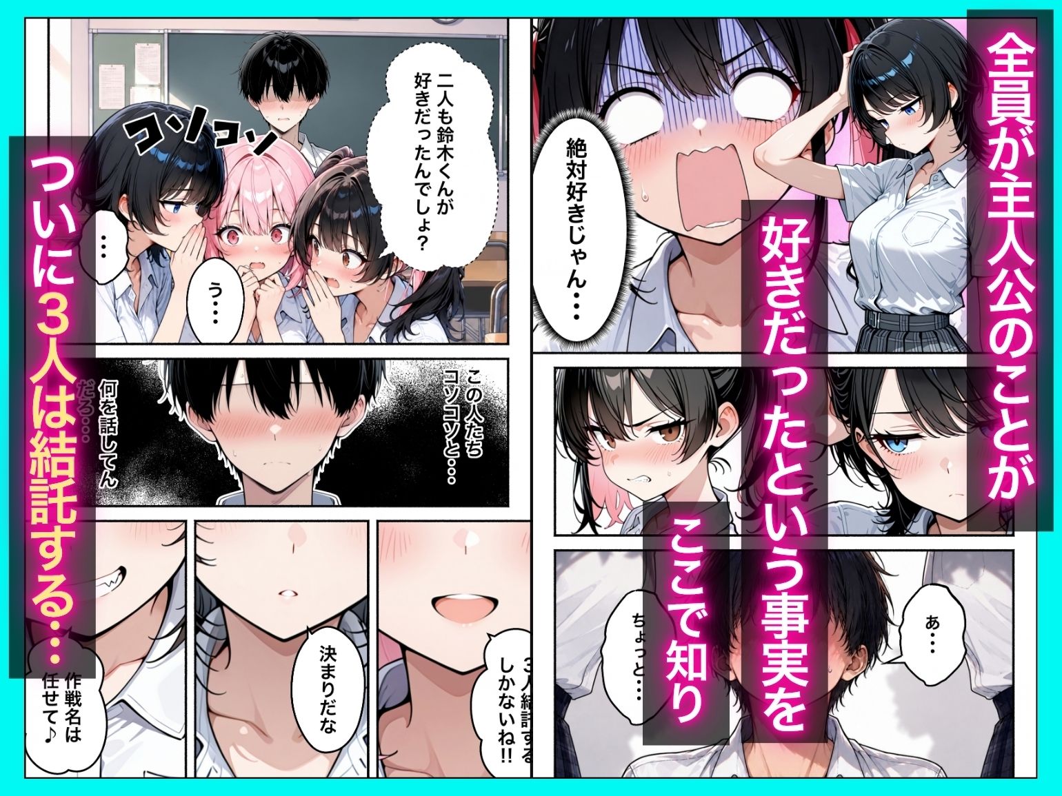 WSS〜一軍ギャル3人組による逆NTRハーレムスクールライフ〜 画像3