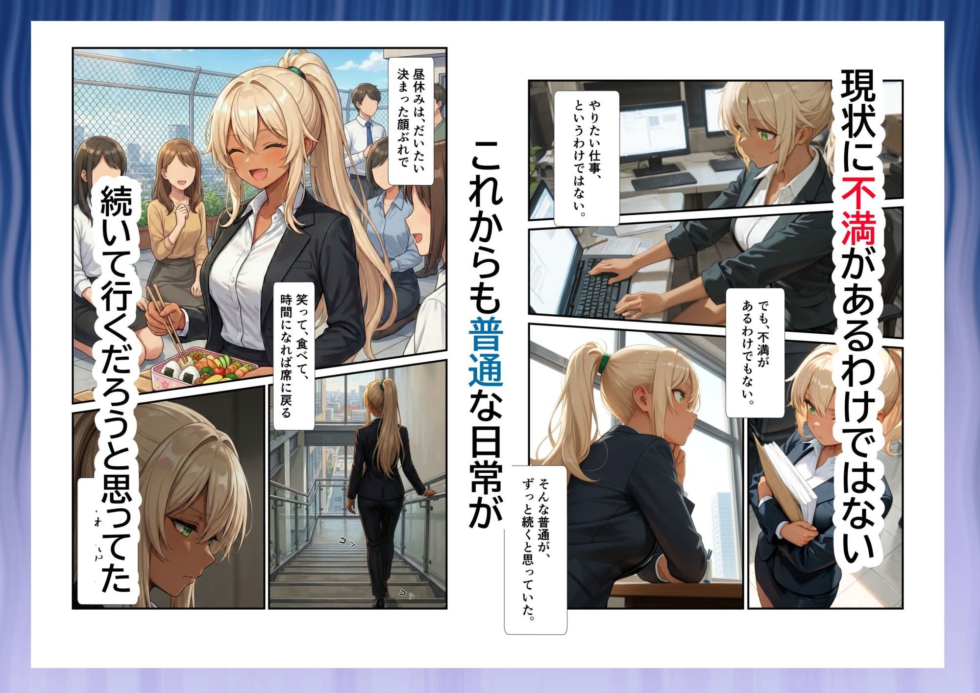 日常が崩壊し、メイド服の下で悦楽を求められるような話 画像1