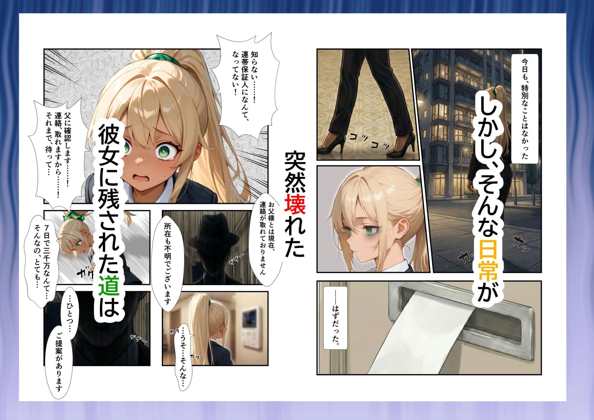 日常が崩壊し、メイド服の下で悦楽を求められるような話 画像2