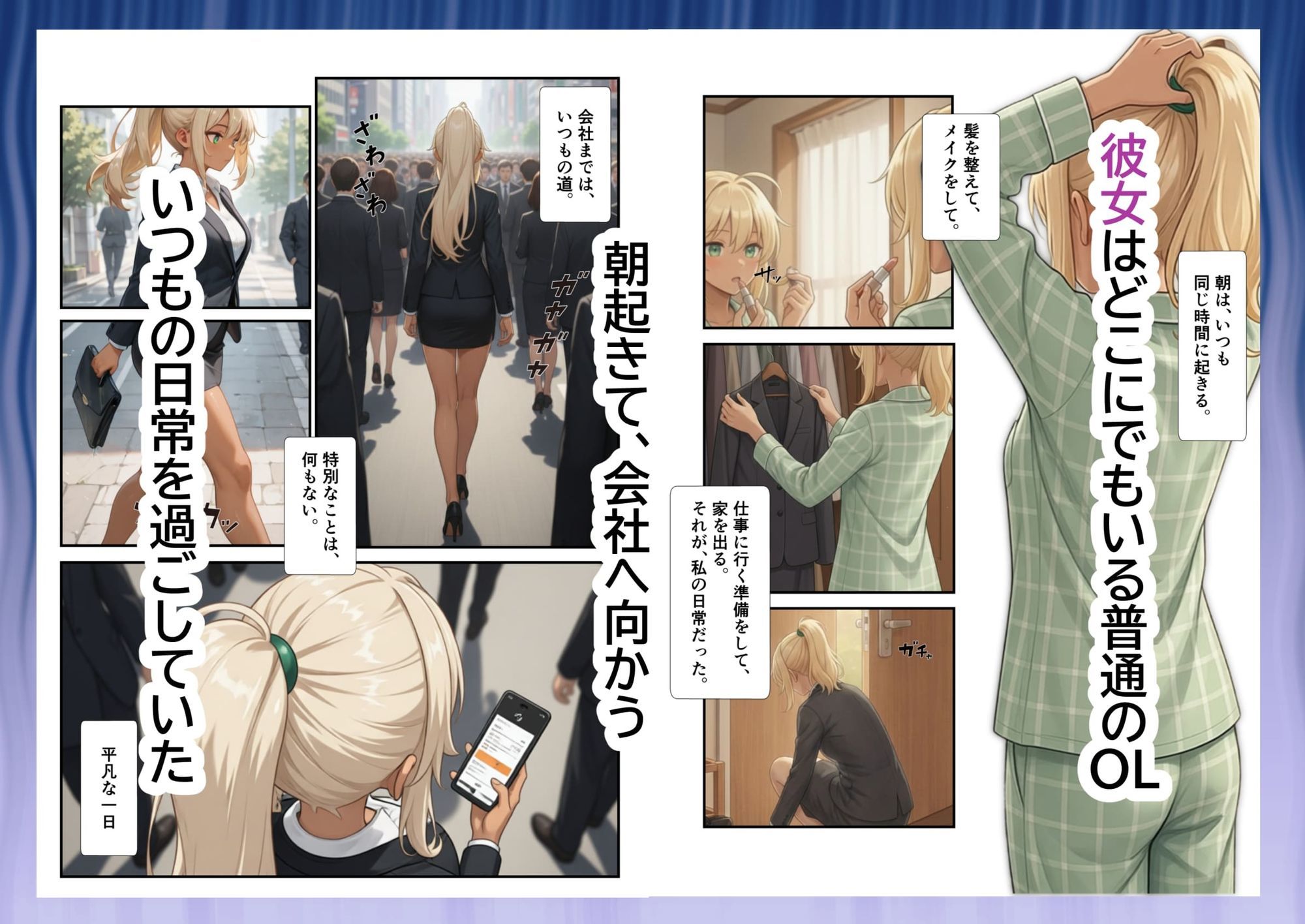 日常が崩壊し、メイド服の下で悦楽を求められるような話 画像6