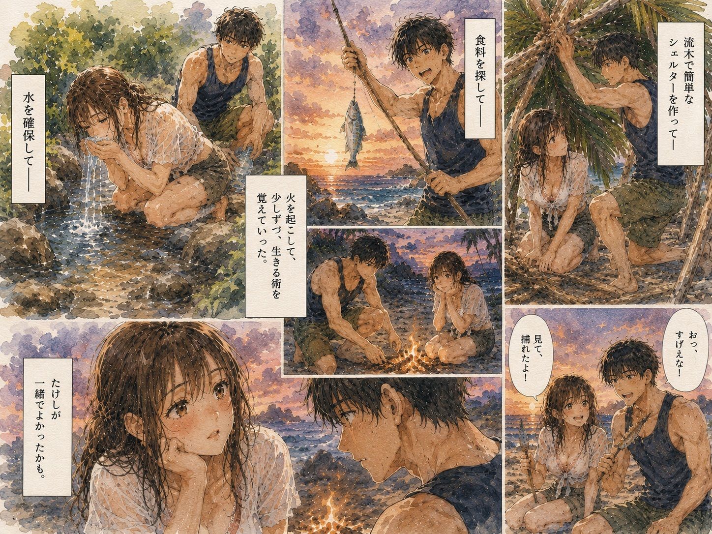 無人島で幼馴染と二人きり。 〜助けが来ないなら、もう我慢できない〜 画像 3