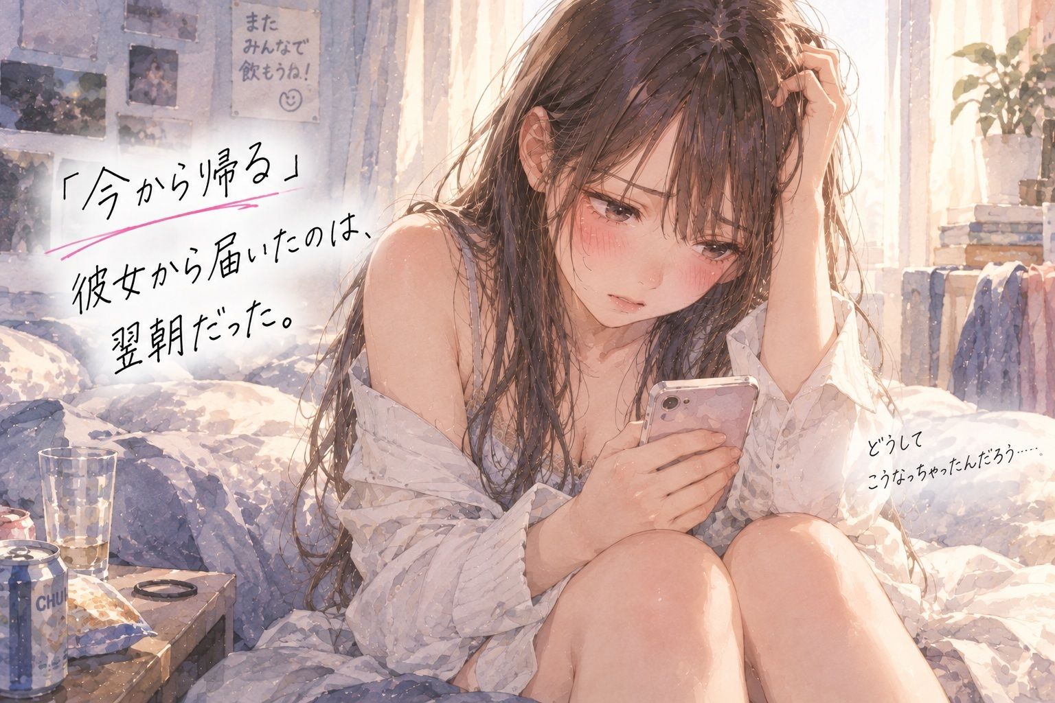 『大学の宅飲みで、彼女を先輩に寝取られた。』 画像2