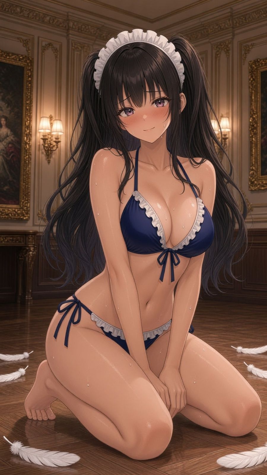 【機械姦】快楽マシーン〜黒髪メイド拘束実験〜