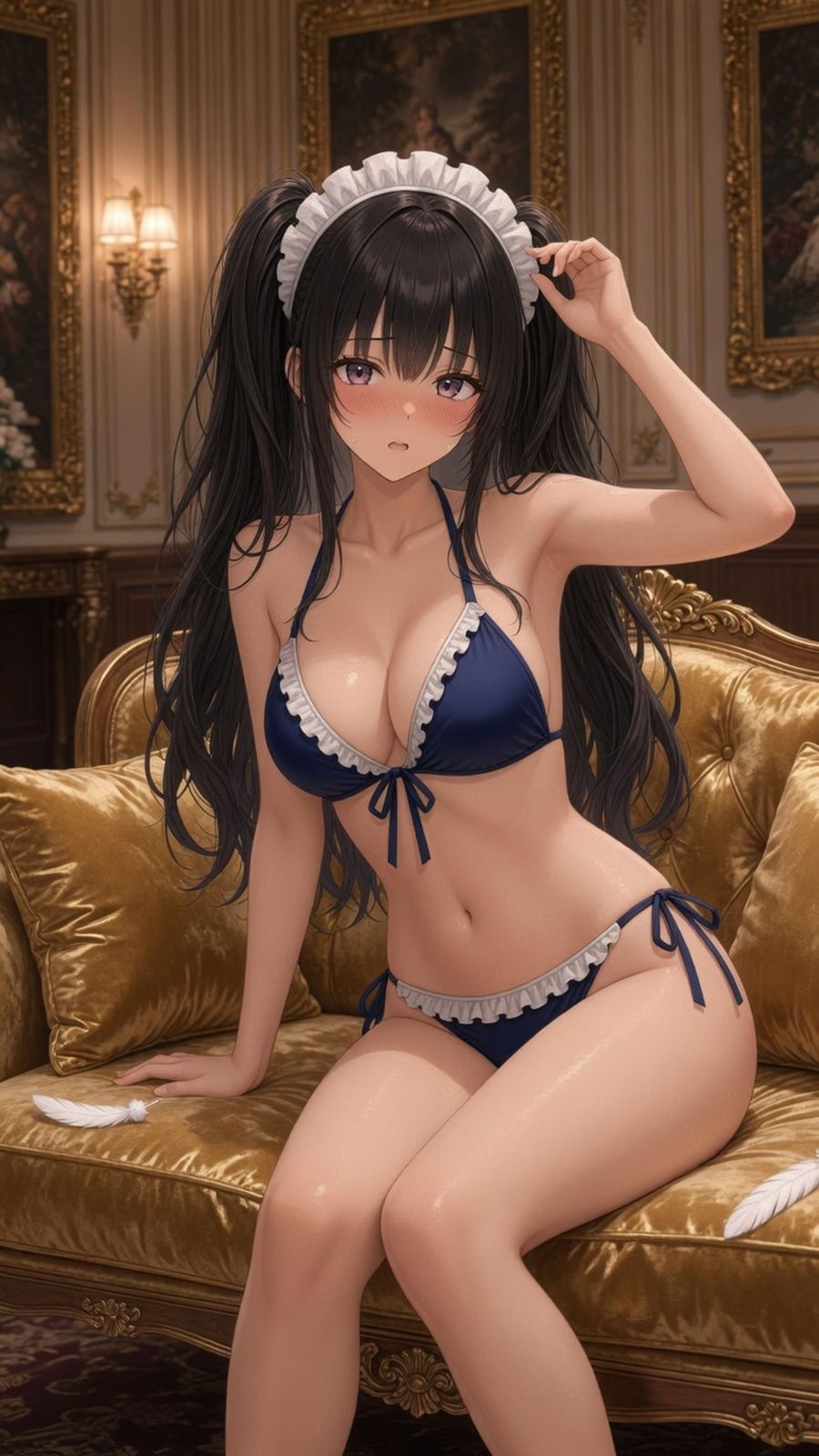 【機械姦】快楽マシーン〜黒髪メイド拘束実験〜