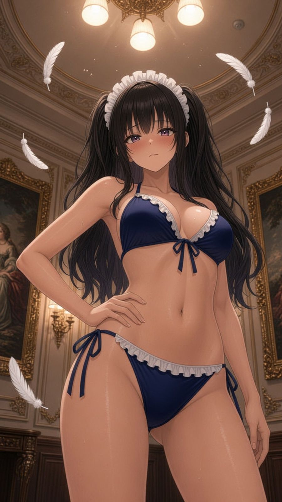 【機械姦】快楽マシーン〜黒髪メイド拘束実験〜