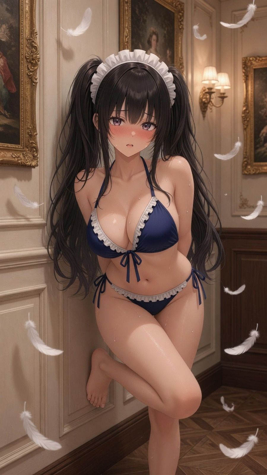 【機械姦】快楽マシーン〜黒髪メイド拘束実験〜