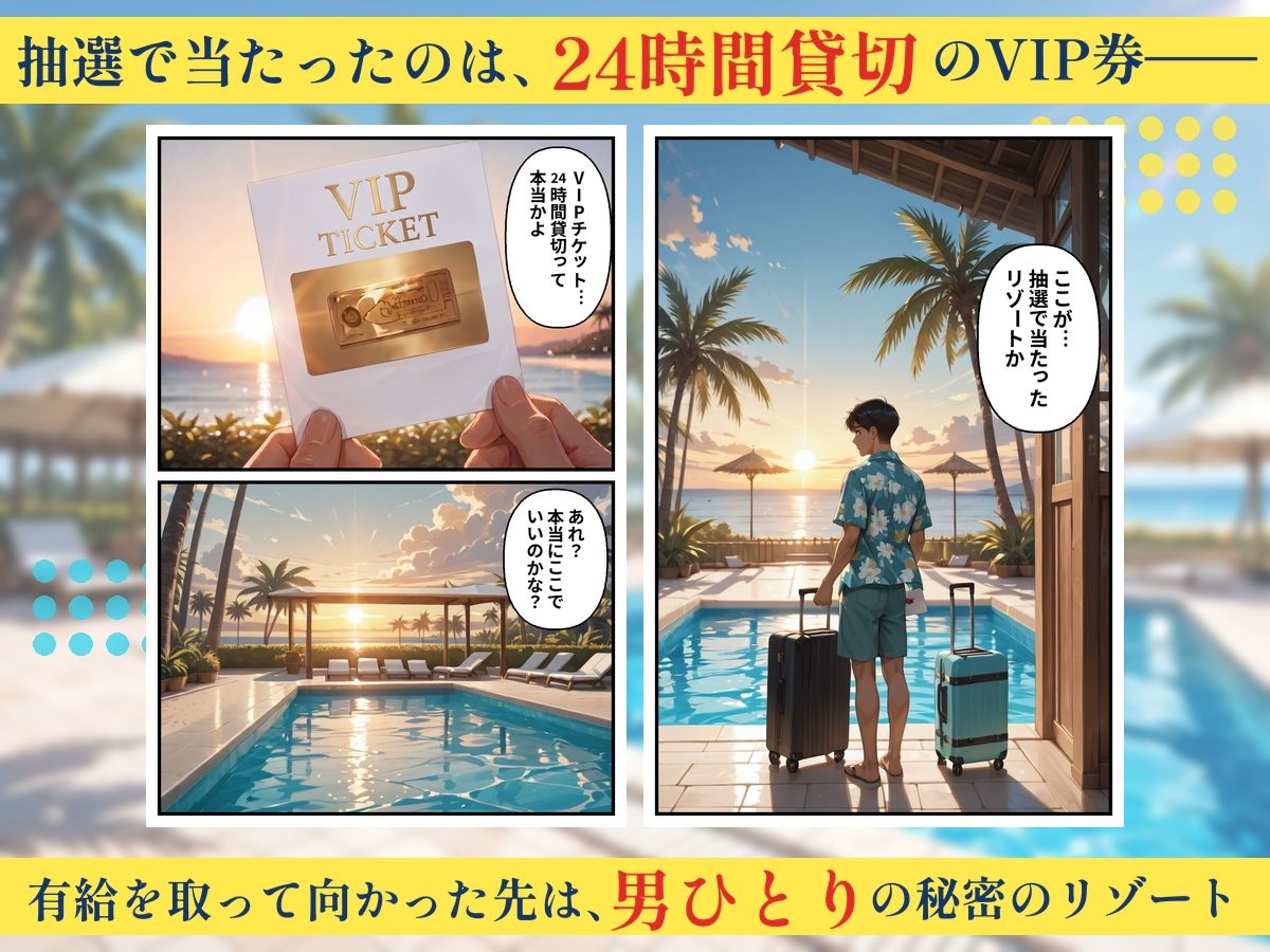 朝から晩までハーレムリゾート 【S〇O】21