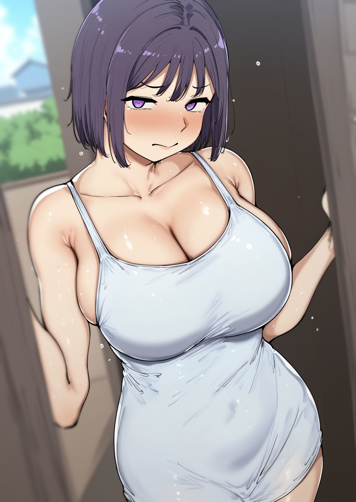 近所の爆乳垂れ乳女子のクラゲちゃん