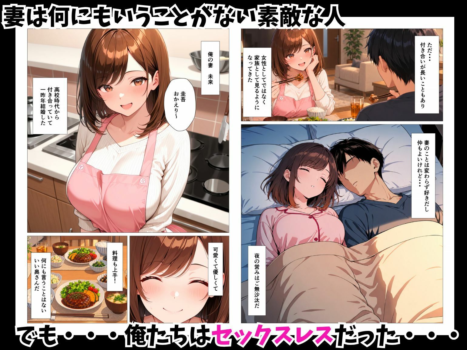 妻とレスの俺が爆乳ギャル義妹に誘惑されて浮気後尾しまくる話
