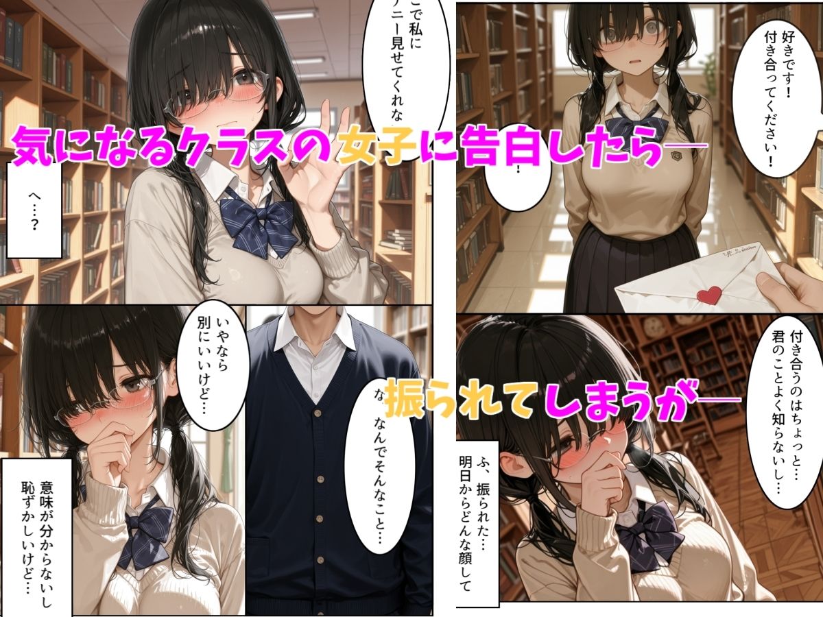 【オナサポ】僕を振ったクラスの女子にオナニーさせられる サンプル1