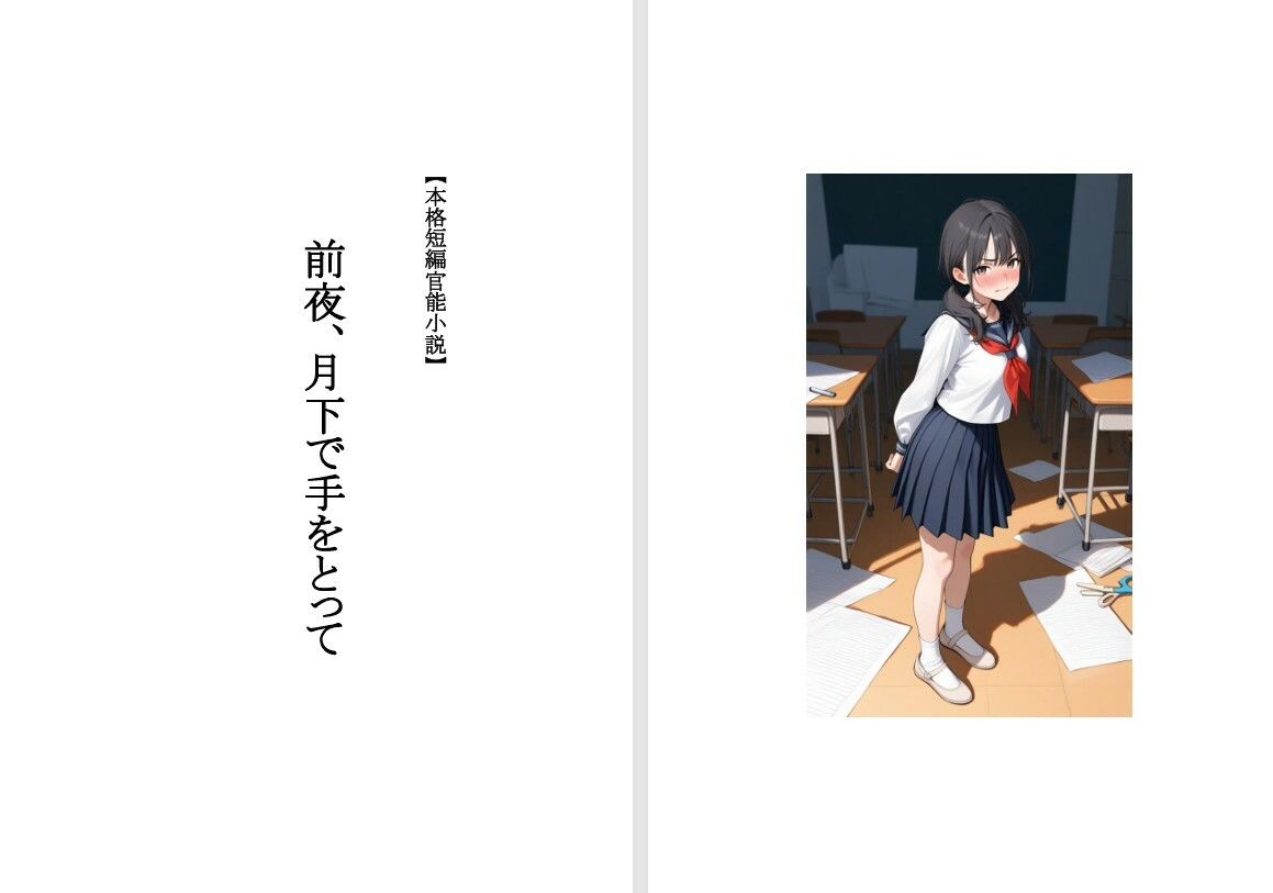 【本格短編青春小説】前夜、月下で手をとって 画像1