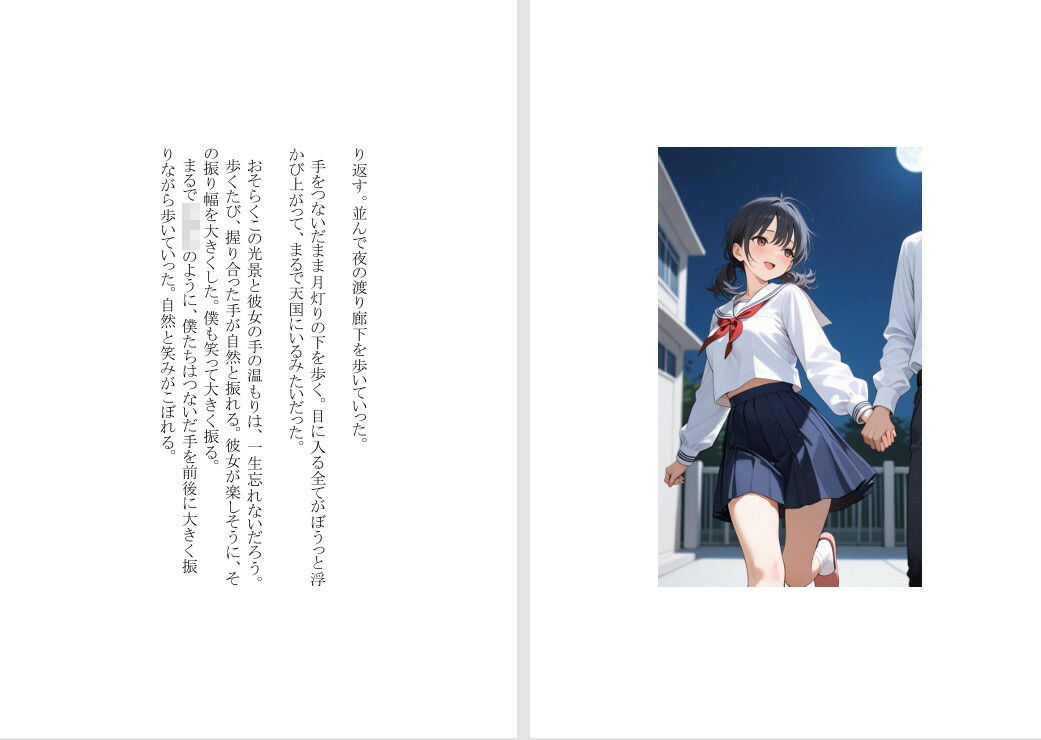 【本格短編青春小説】前夜、月下で手をとって 画像9