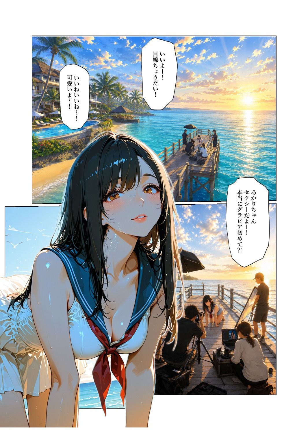 結乃あかり1st 攻められ過ぎて全カットの裏側 画像1