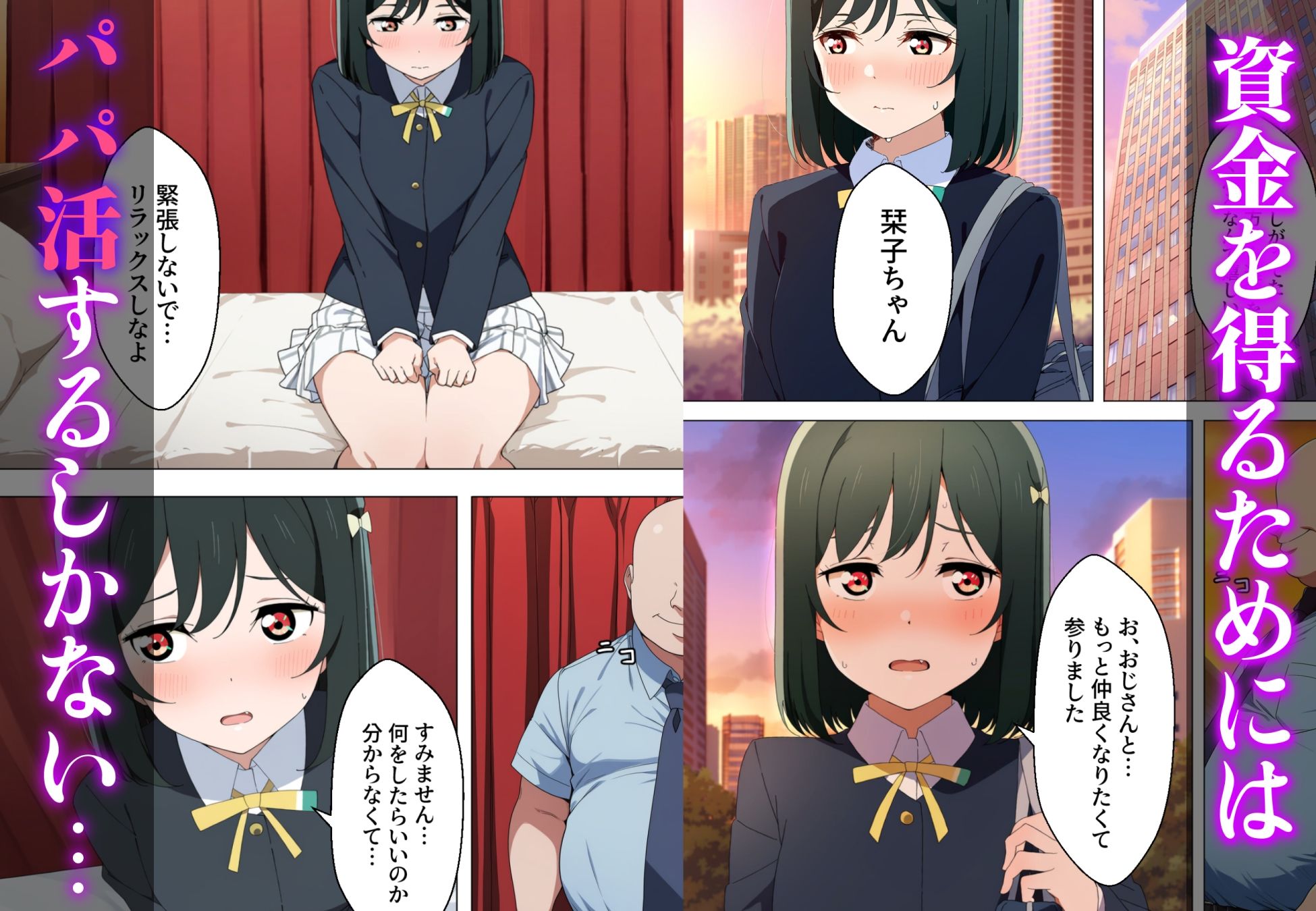 パパ活系スクールアイドル 三○栞子、上○歩夢 画像2