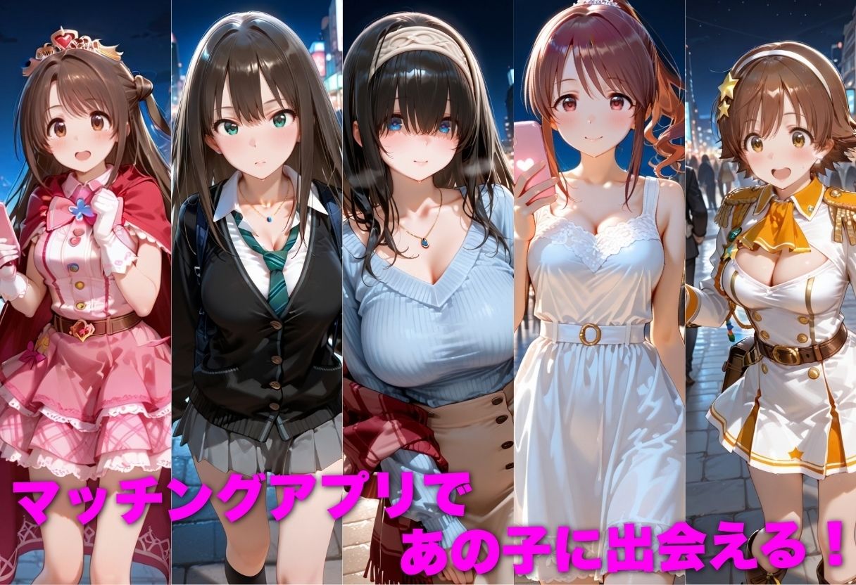 マッチングアプリで出会った美女を孕ませた話 ア●ドルマスター編 サンプル画像 1
