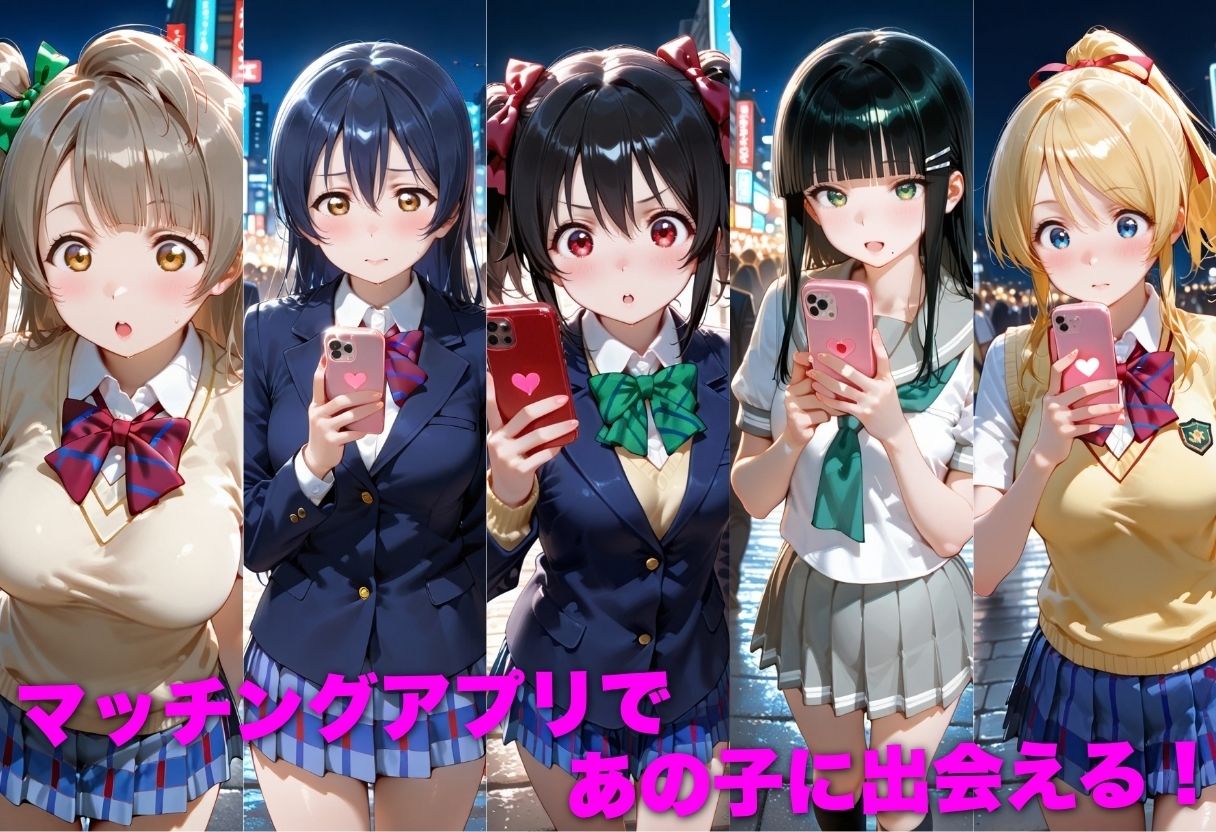 マッチングアプリで出会った美女を孕ませた話 ラ●ライブ！編 サンプル画像 1
