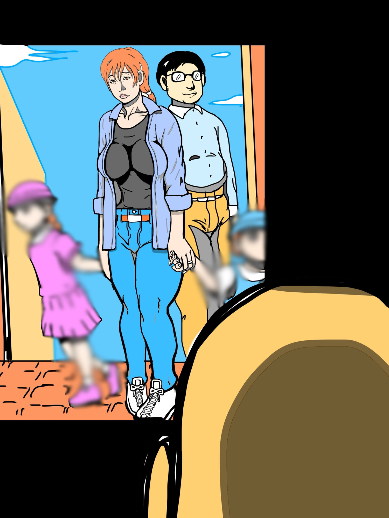 家族といるのに俺のことガン見してくる人妻仕方ねぇから可愛いがってやるかぁ