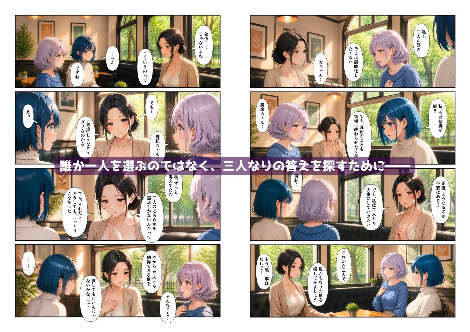 「百合・トライアングル3」〜三人が選んだ恋のかたち〜