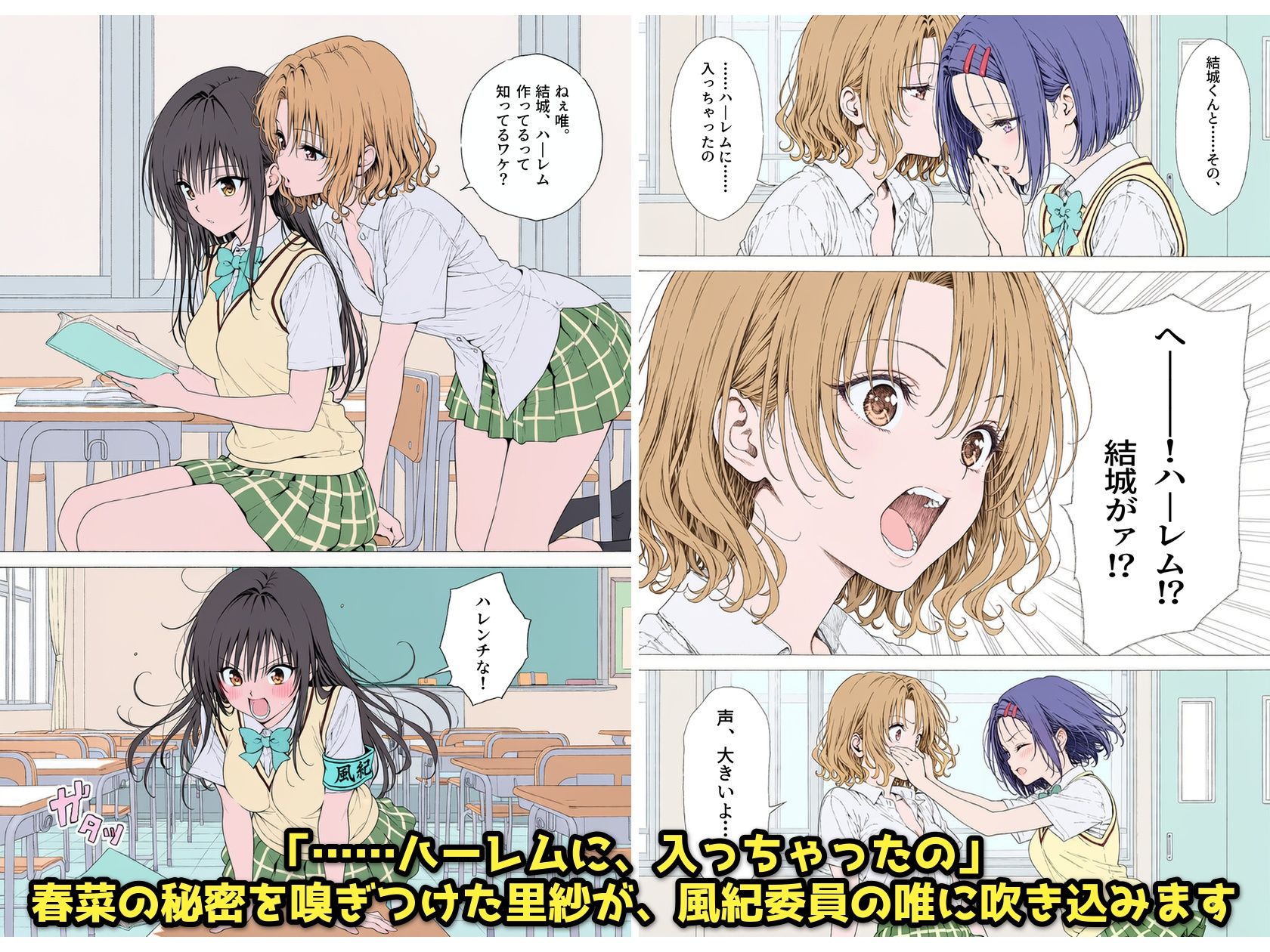 【無料エロ漫画】d_827829 【漫画】リトはみんなの恋人 〜ハレンチでも、ケダモノでも〜(Xion)