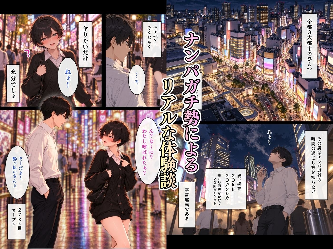 【実話】池袋でナンパした中出しできる女の子〜出会い編〜【東京漫遊記】1