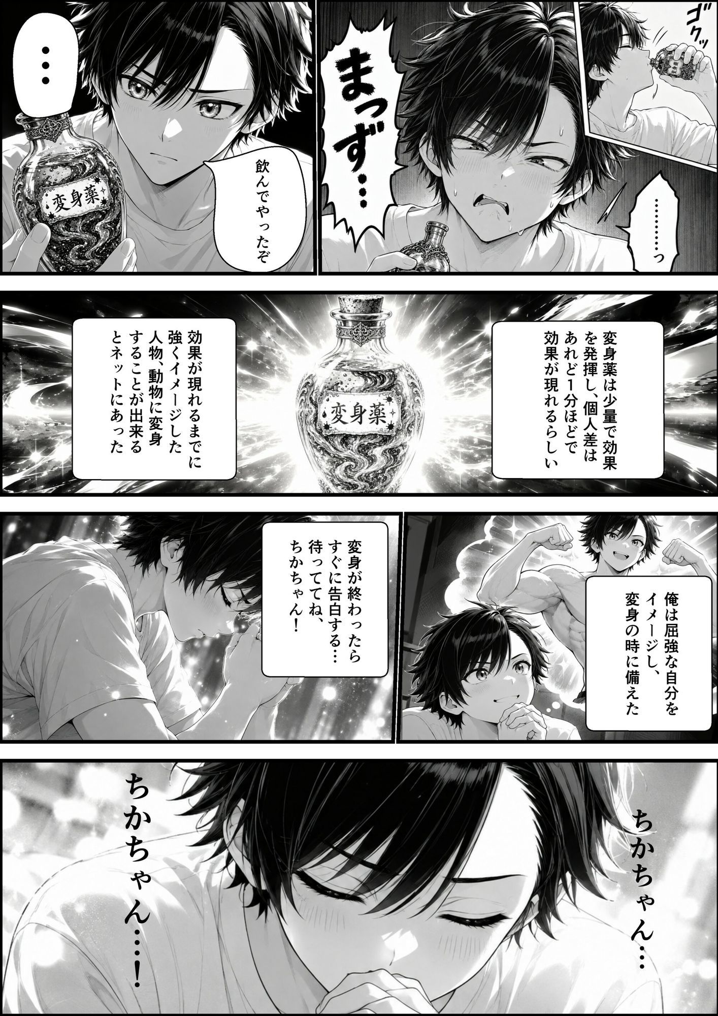 変身薬を使ったら事故で好きな女の子に変身しちゃった件1 画像1