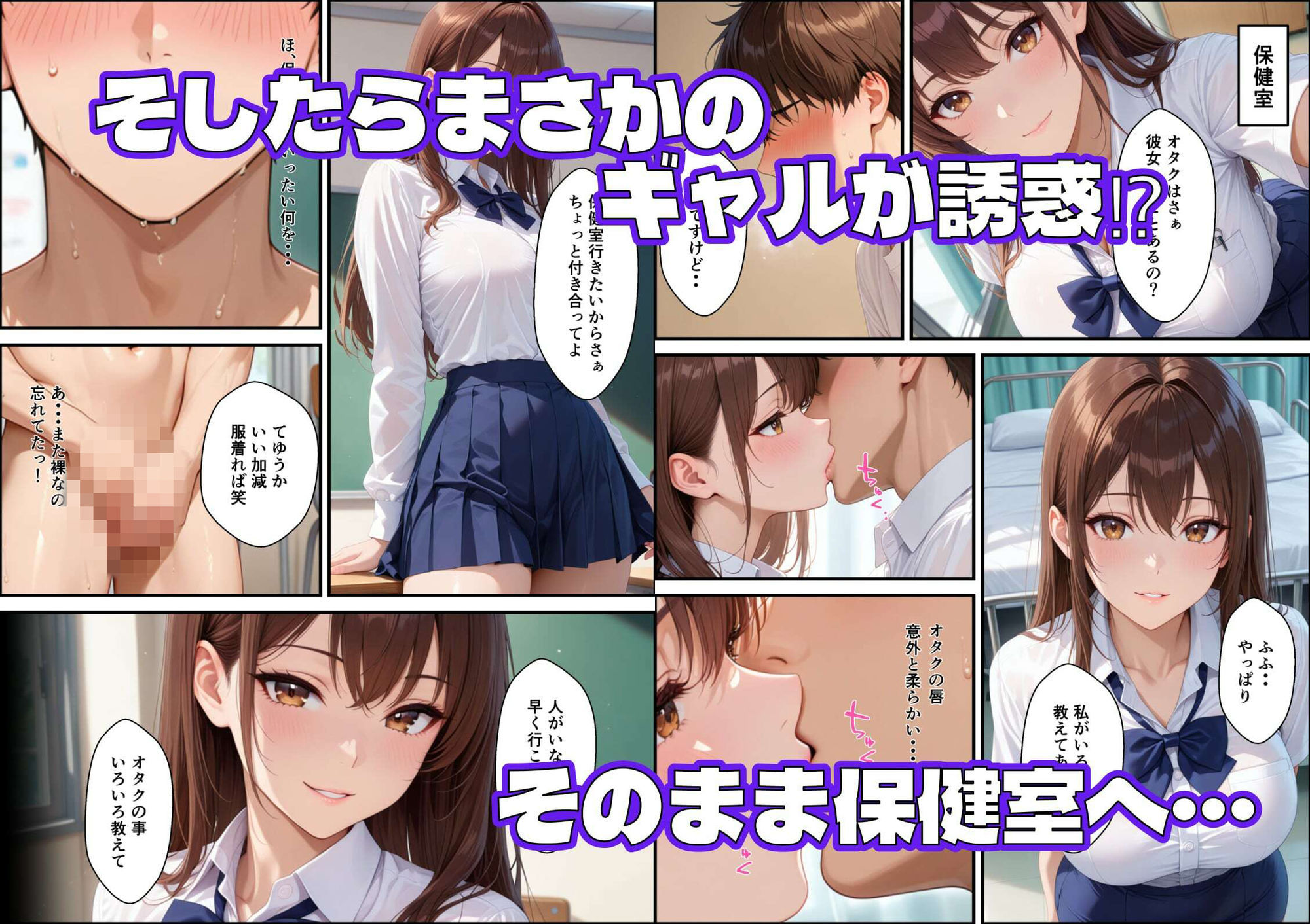 童貞陰キャラオタクが発情？？痴女ギャル達に生中出ししまくる話3