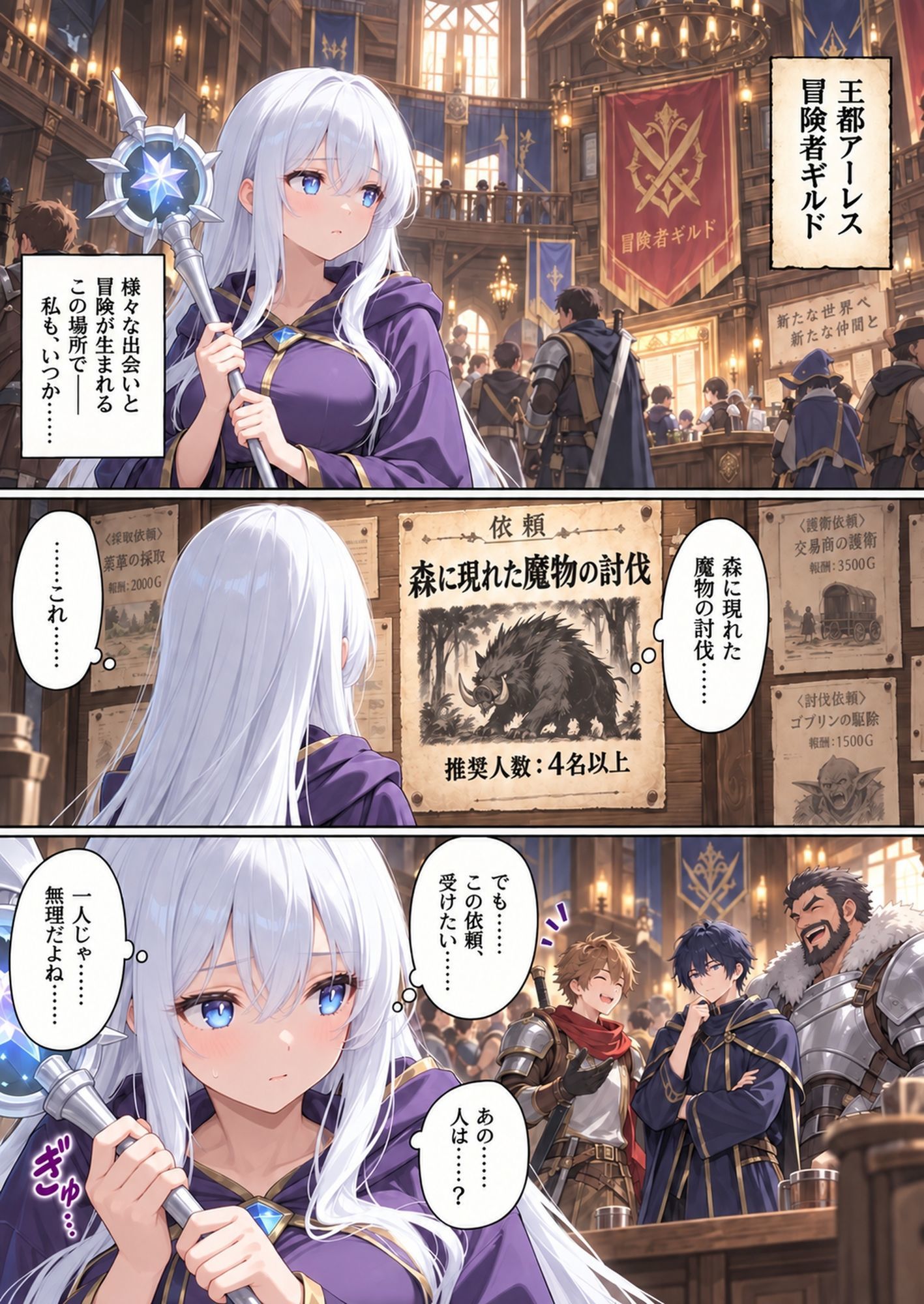 新人魔法使い、ゴブリンどろどろSEX 画像1