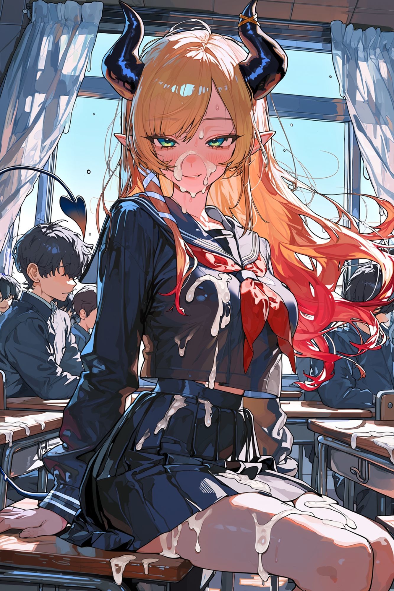 学校でいっぱいきもちいいことしよ？〜金髪悪魔先生〜 画像2