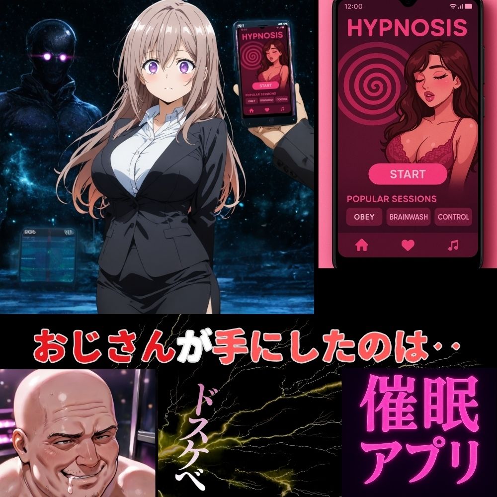 催●アプリが引き出した本能！おじさん専用アプリが支配する身体‥片瀬詩織里が堕ちてイク 画像1