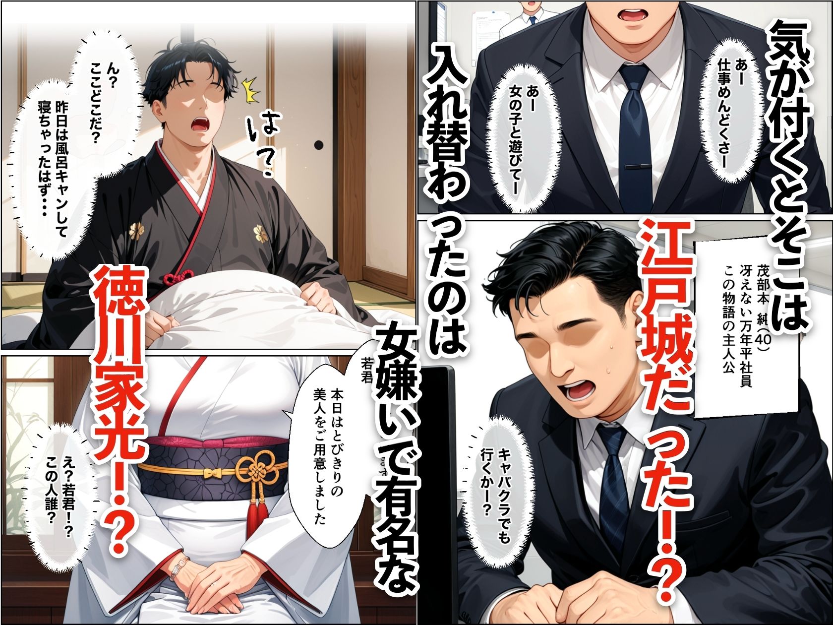転生したら世継ぎ孕ませ懇願ハーレムになった話〜徳川家光編〜 画像1