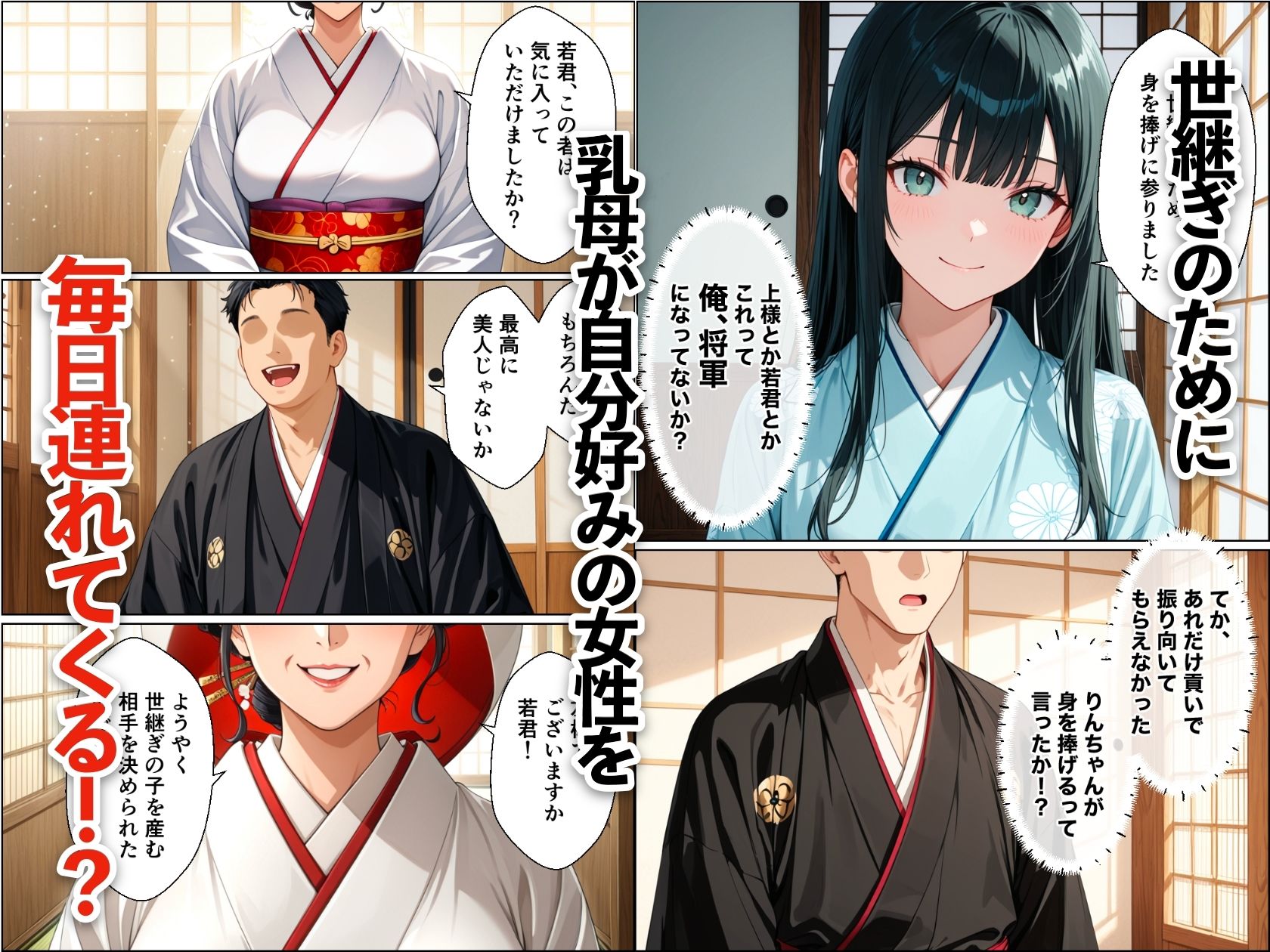 転生したら世継ぎ孕ませ懇願ハーレムになった話〜徳川家光編〜 画像2