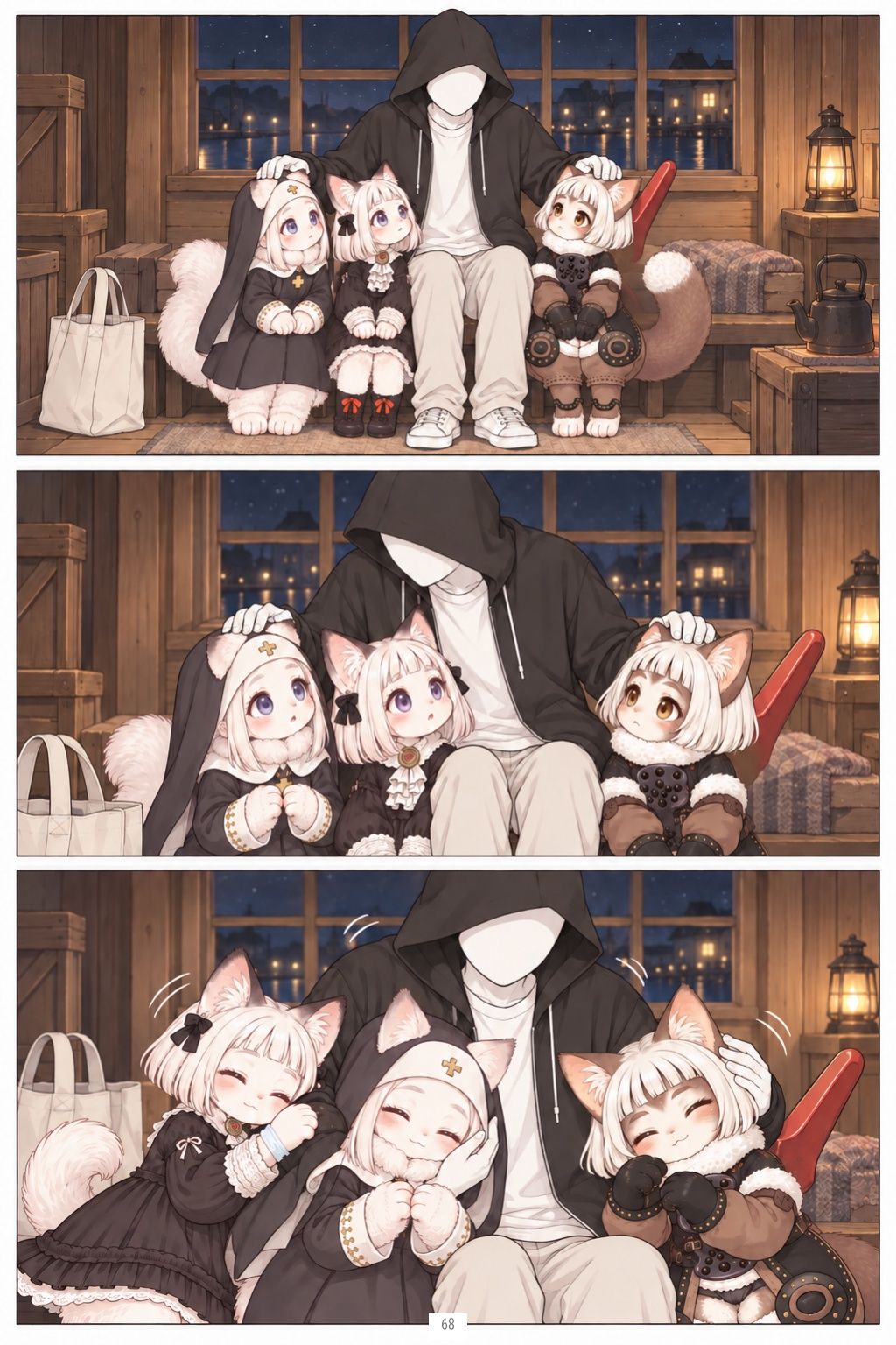 ご主人と3匹の猫 画像4