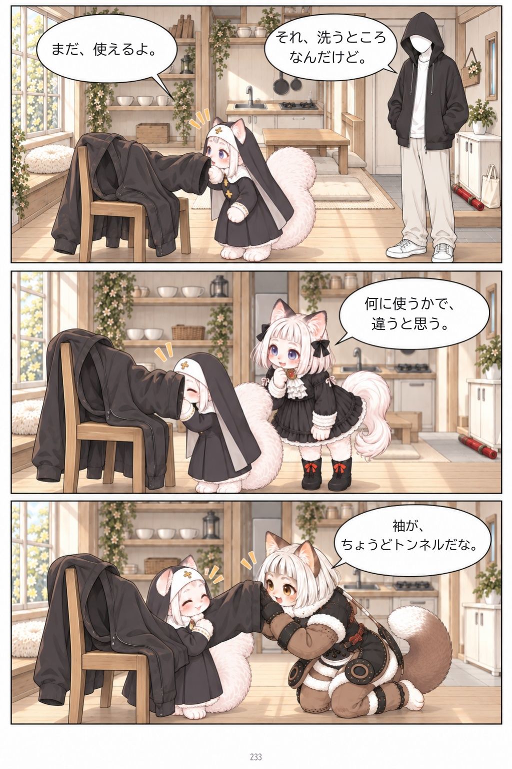 ご主人と3匹の猫 画像5