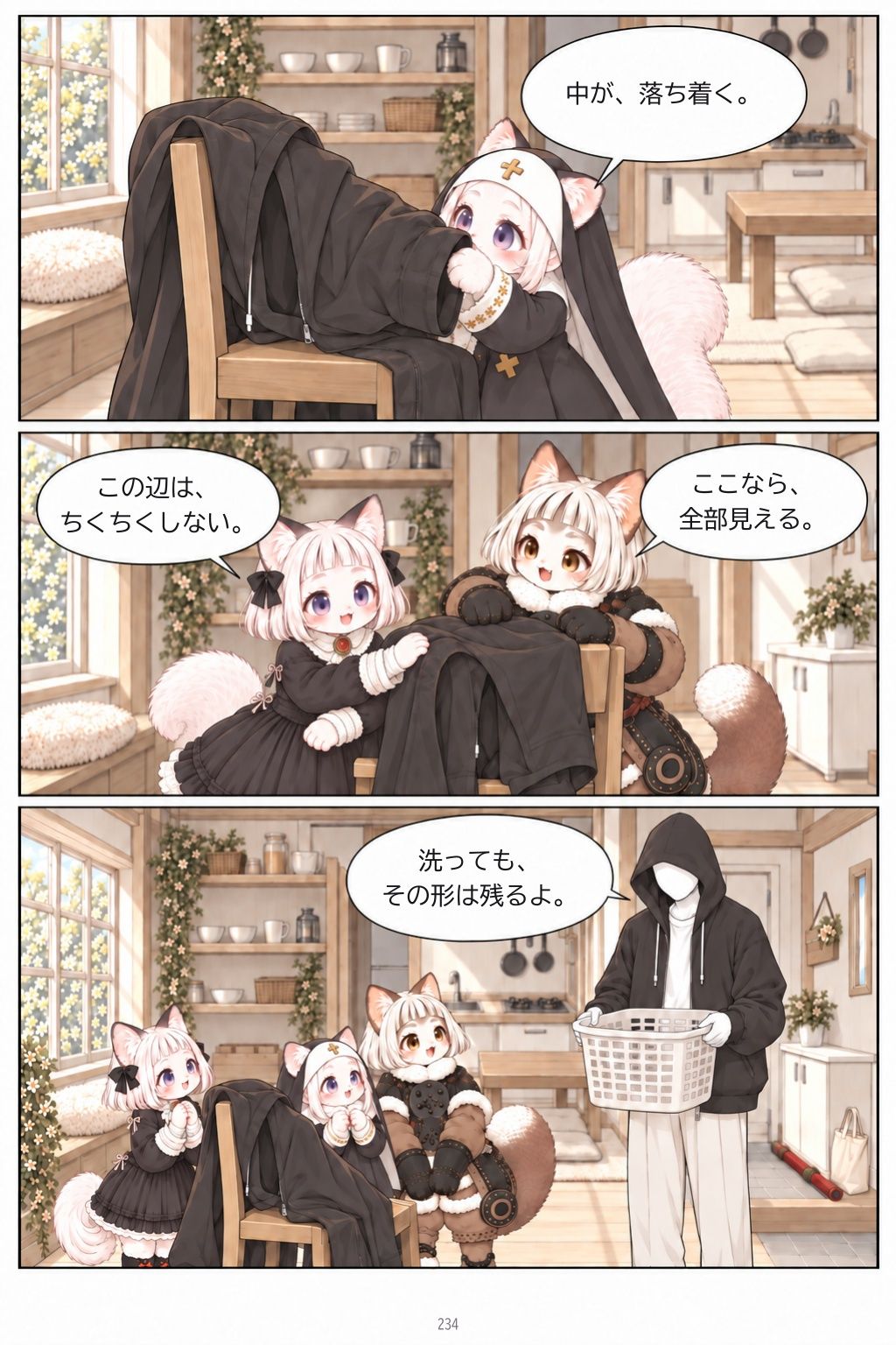 ご主人と3匹の猫 画像6