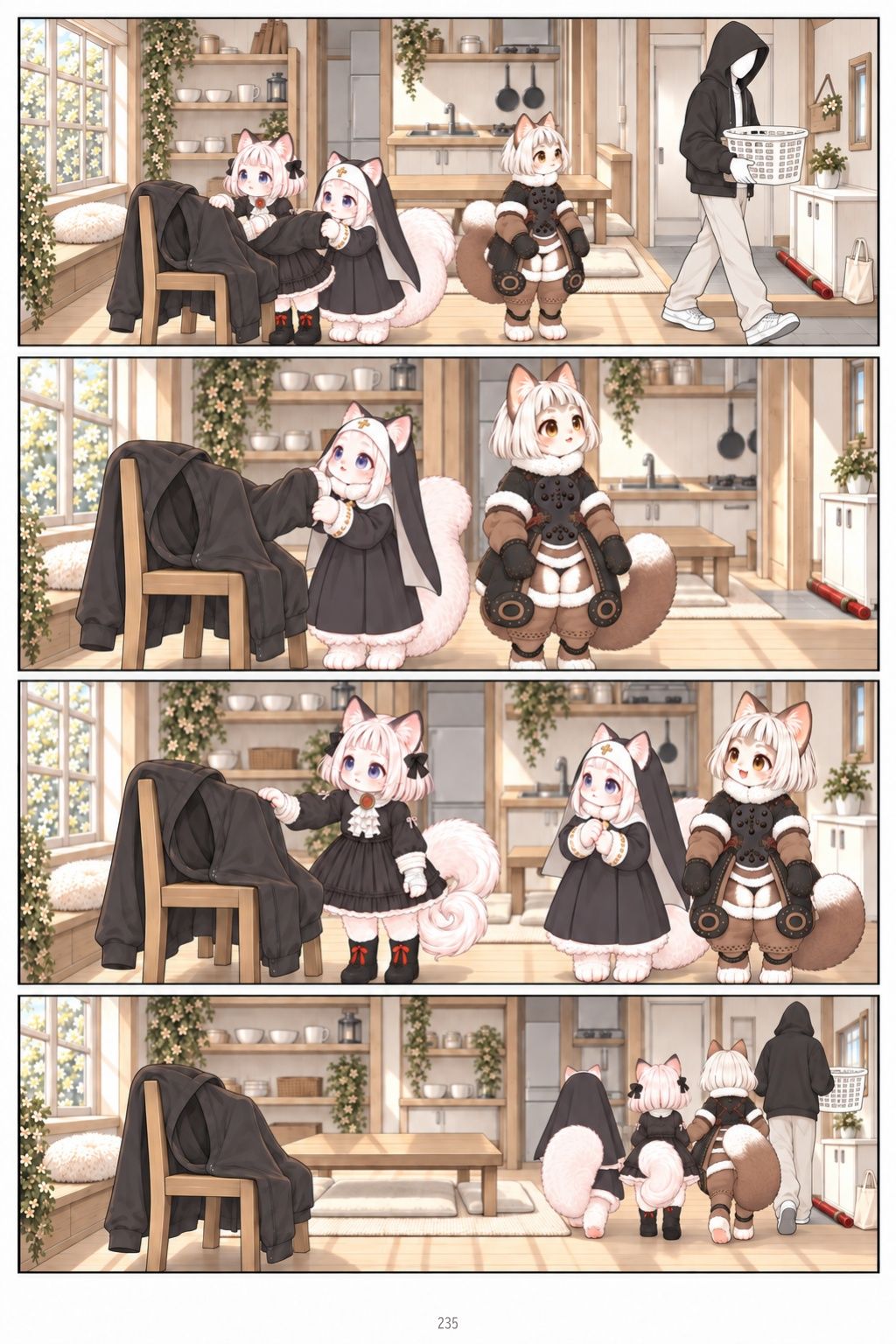 ご主人と3匹の猫 画像7