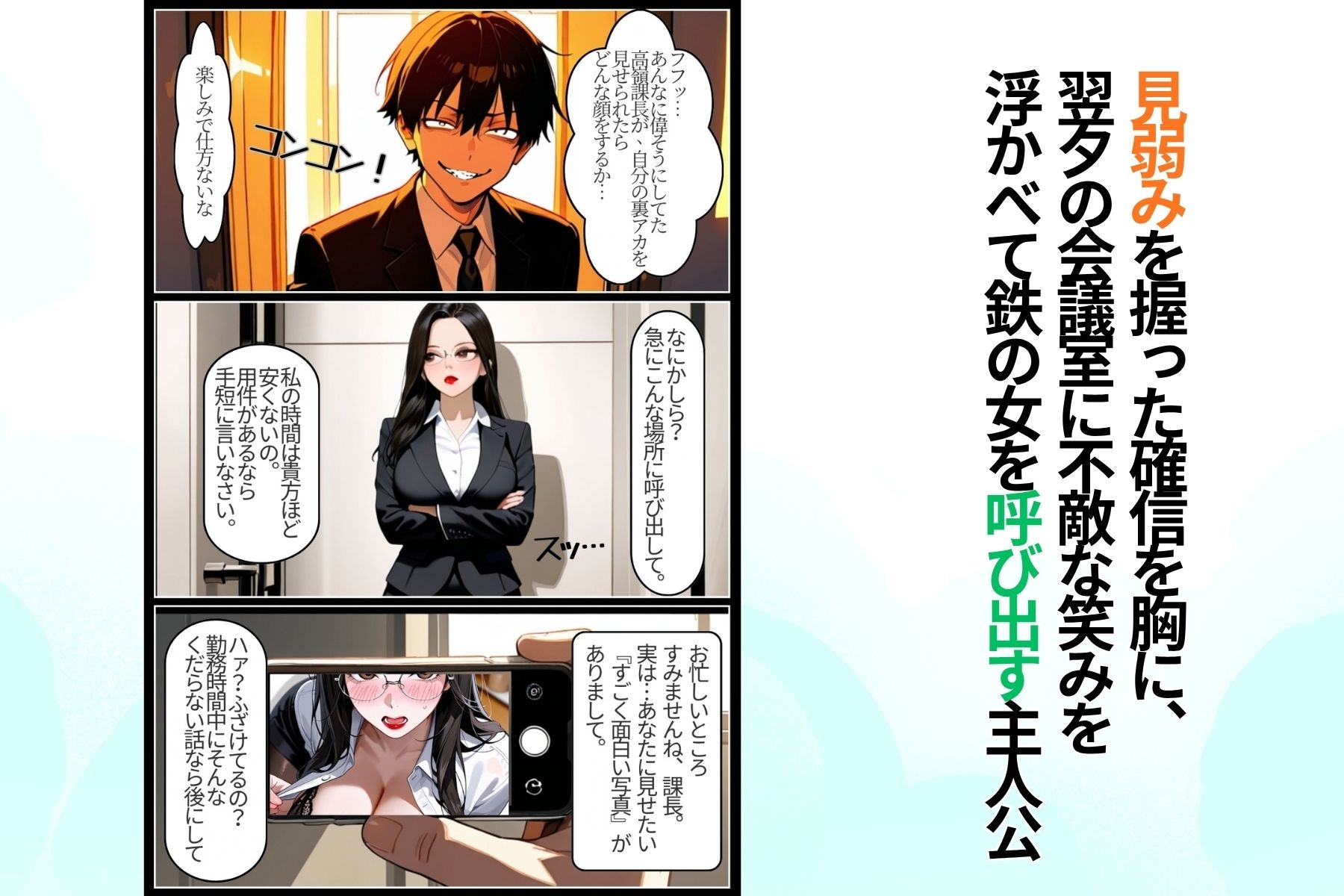 鉄の女課長は、夜だけ僕のメス豚になる。 画像6