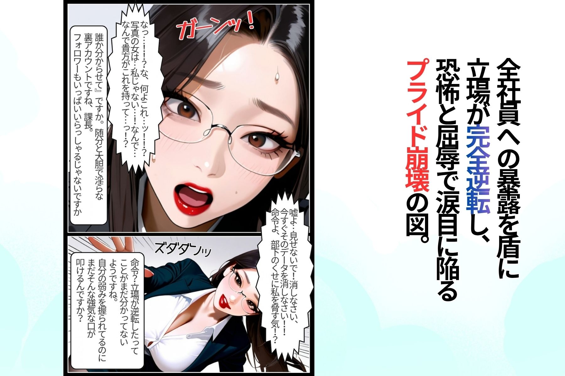 鉄の女課長は、夜だけ僕のメス豚になる。 画像8