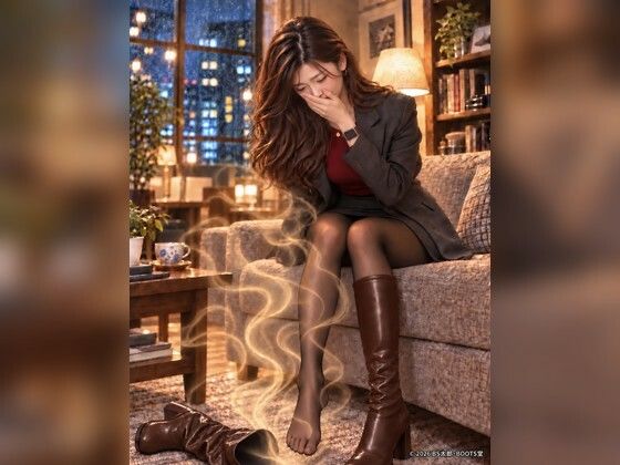 美人営業のブーツの中で熟成された匂い？ 画像2
